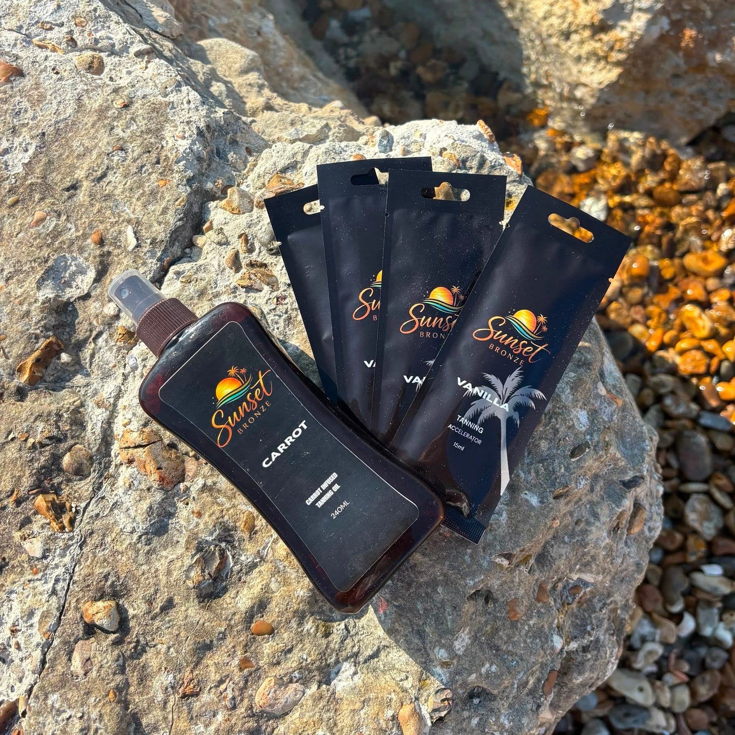 SUNSET BRONZE CARROT TANNING OIL 240ML