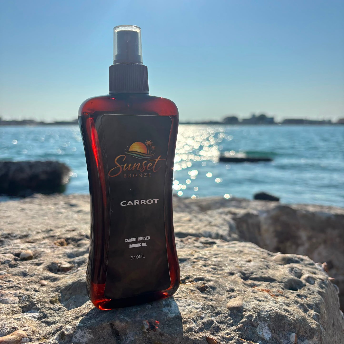 SUNSET BRONZE CARROT TANNING OIL 240ML
